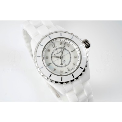 샤넬 J12 워치 33mm 화이트 다이아 인디케이터 쿼츠