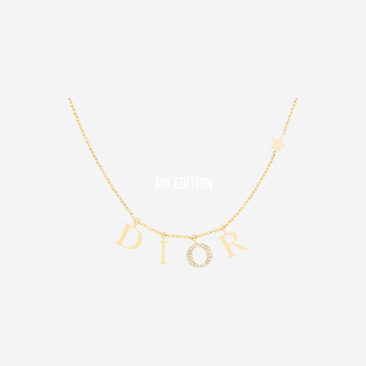 디올 DIOR 로고 목걸이