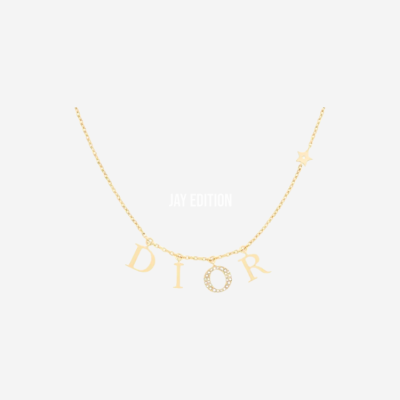 디올 DIOR 로고 목걸이