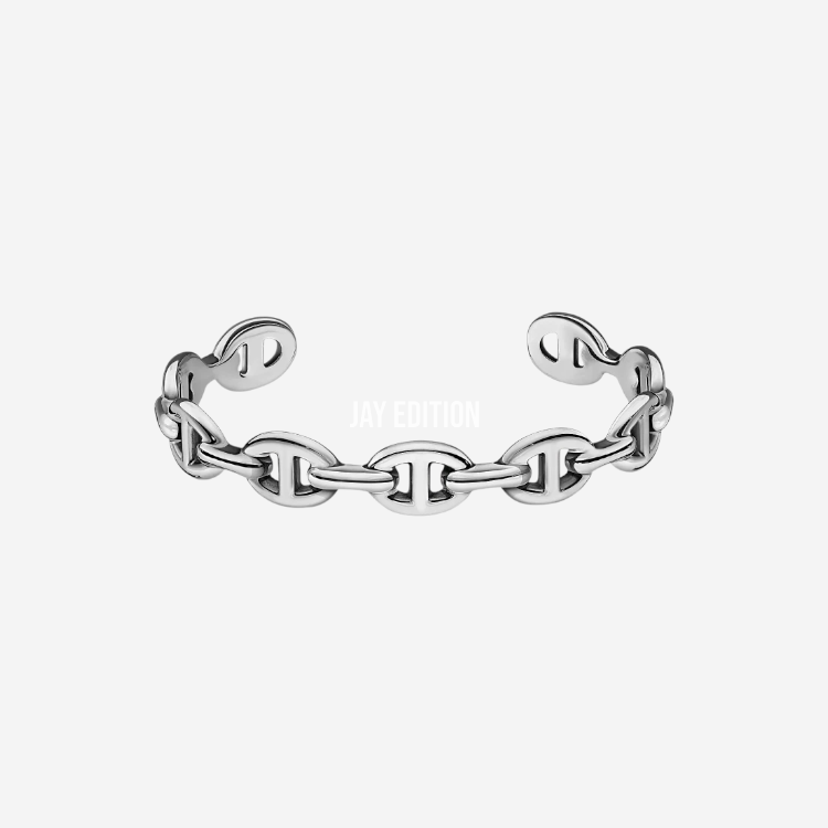 에르메스 Medium Chaine D'ancre Enchainee Bracelet