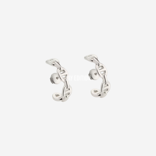 에르메스 Chaine d'Ancre earrings