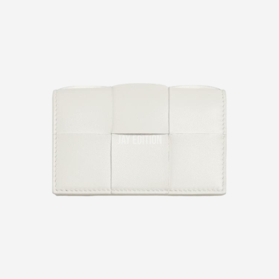 보테가베네타 명함 케이스 지갑 화이트