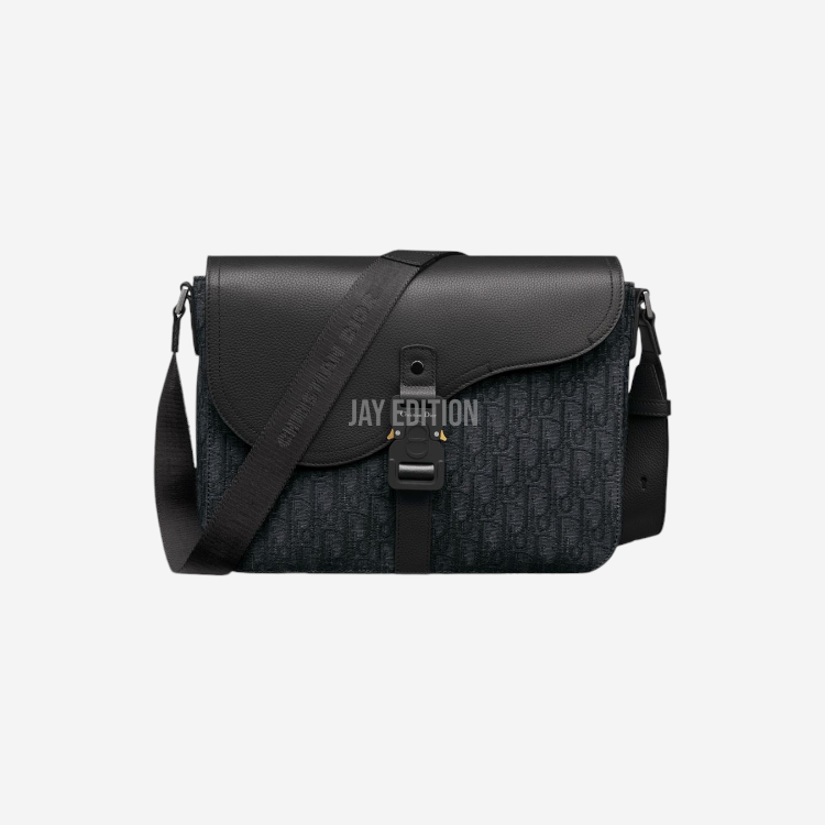 디올 오블리크 새들 메신저 크로스백