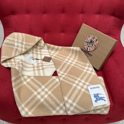 버버리 후드 머플러 2