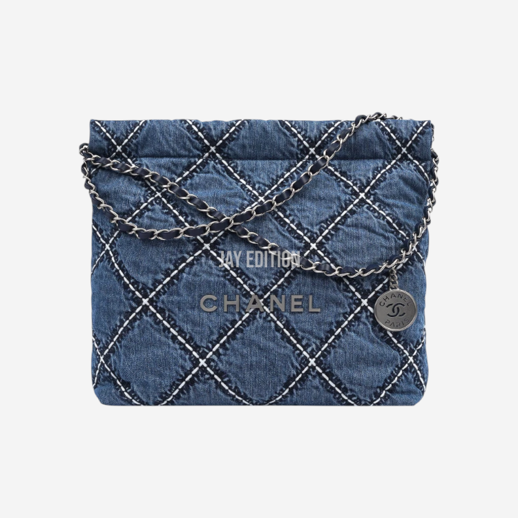 샤넬 22백 스몰 데님