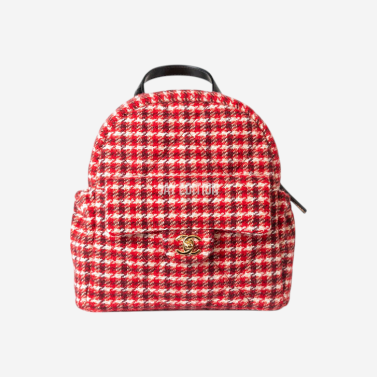 샤넬 코코 네쥬 트위드 백팩