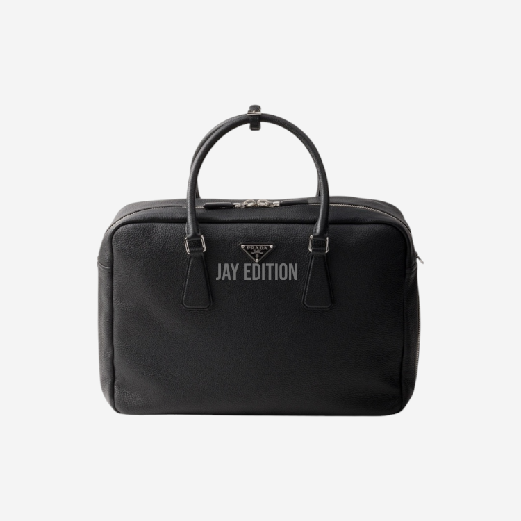 프라다 가죽 브리프케이스