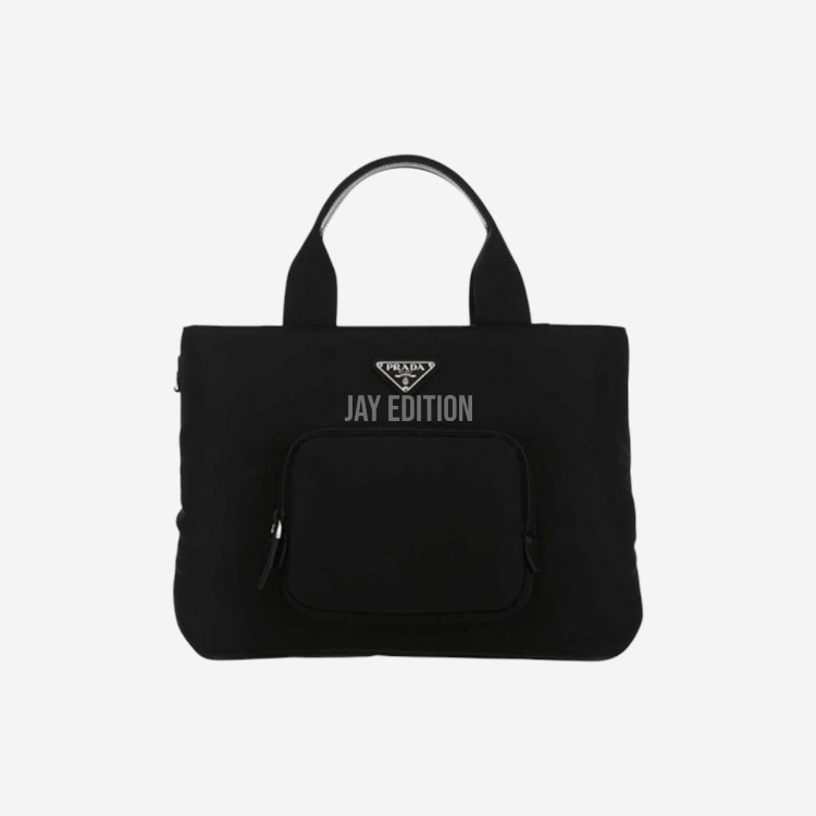 프라다 리나일론 벨라패디드 토트백