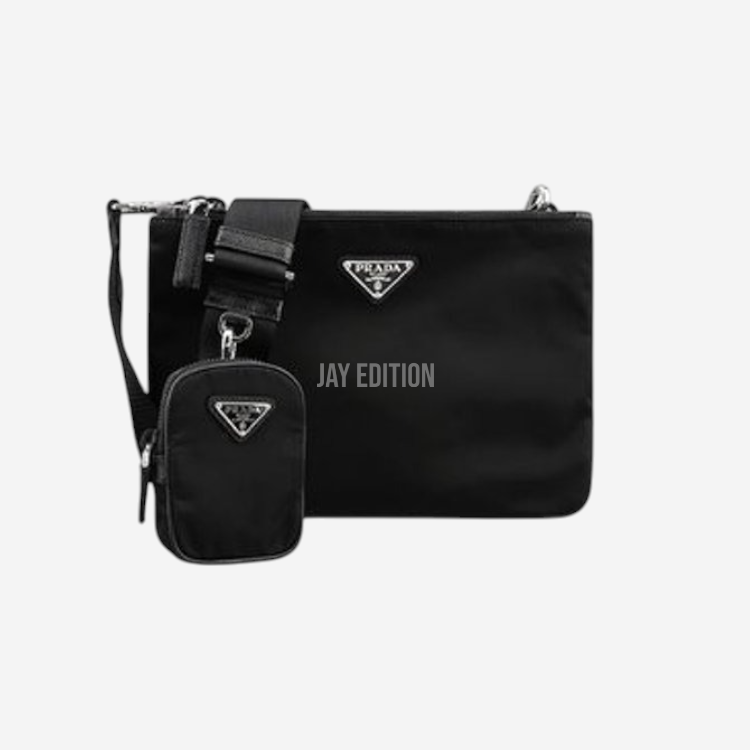 프라다 리나일론 포켓 크로스백