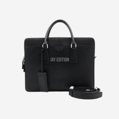 프라다 사피아노 브리프케이스