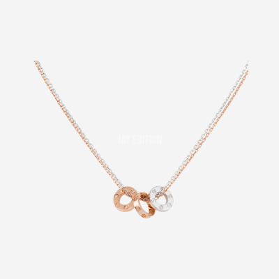 까르띠에 러브 다이아 6P 펜던트 네크리스 