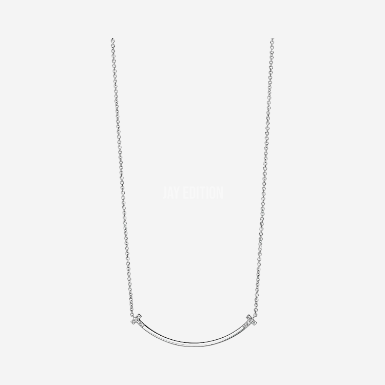 티파니 스마일 부분  파베 팬던트 스몰