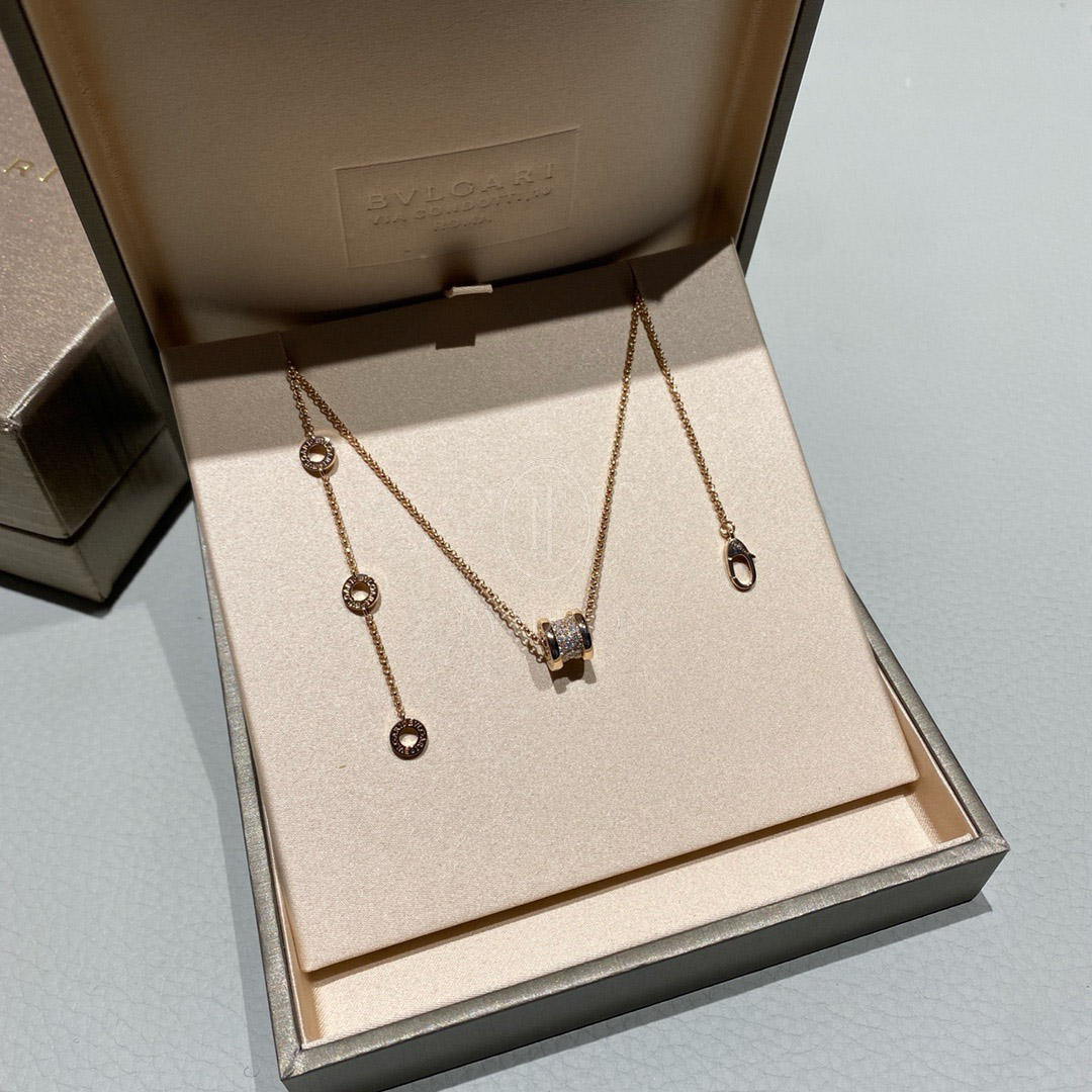 불가리 비제로원 미니 파베 네크리스 (문의)