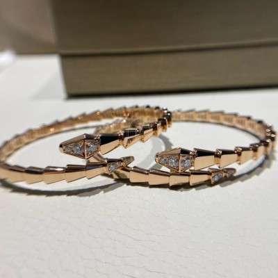 불가리 세르펜티 1코일 부분 파베 브레이슬릿 (문의)