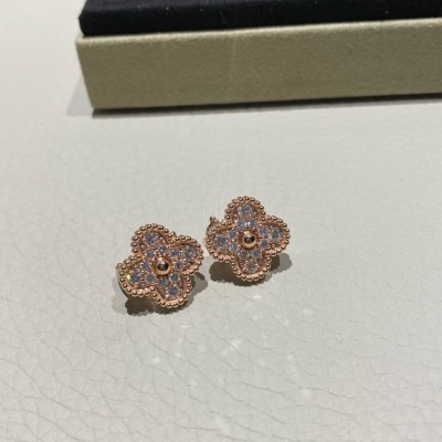 반클리프 빈티지 알함브라 이어링 다이아 (문의)