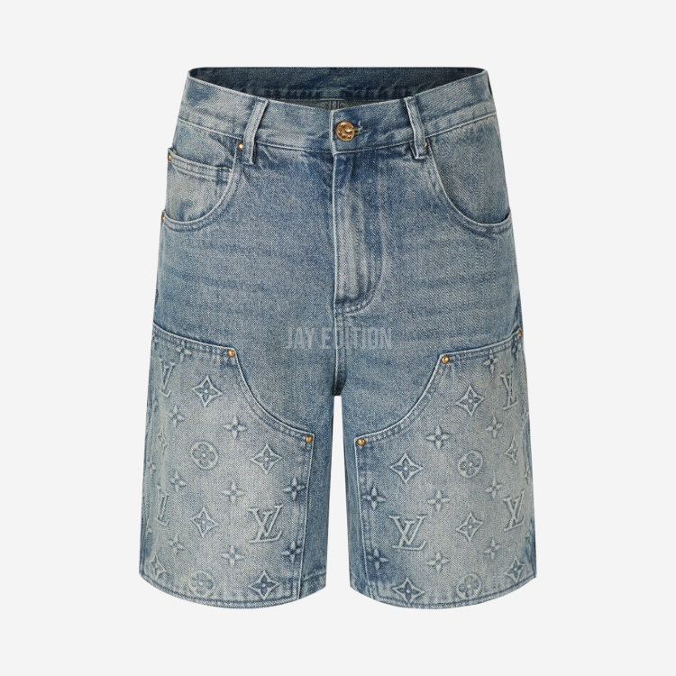 루이비통 데님 워크웨어 쇼츠
