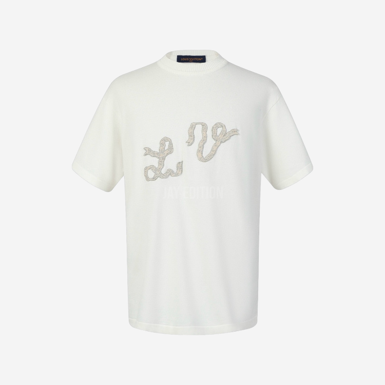 루이비통 엠브로이더드 리본 티셔츠