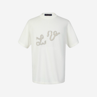 루이비통 엠브로이더드 리본 티셔츠