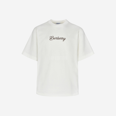 버버리 크레스트 서핑 프린팅 반팔 티셔츠