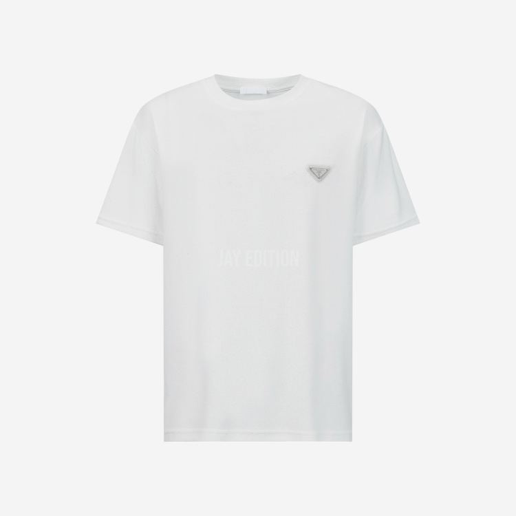 프라다 삼각로고 반팔 티셔츠