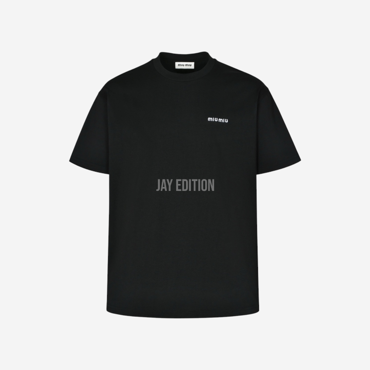 미우미우 24FW 로고 반팔티