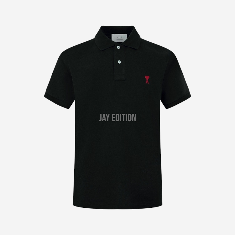 아미 하트 로고 폴로 셔츠