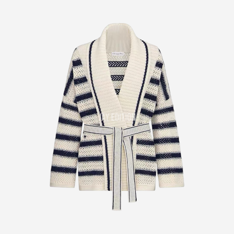 디올 리비에라 벨트 가디건