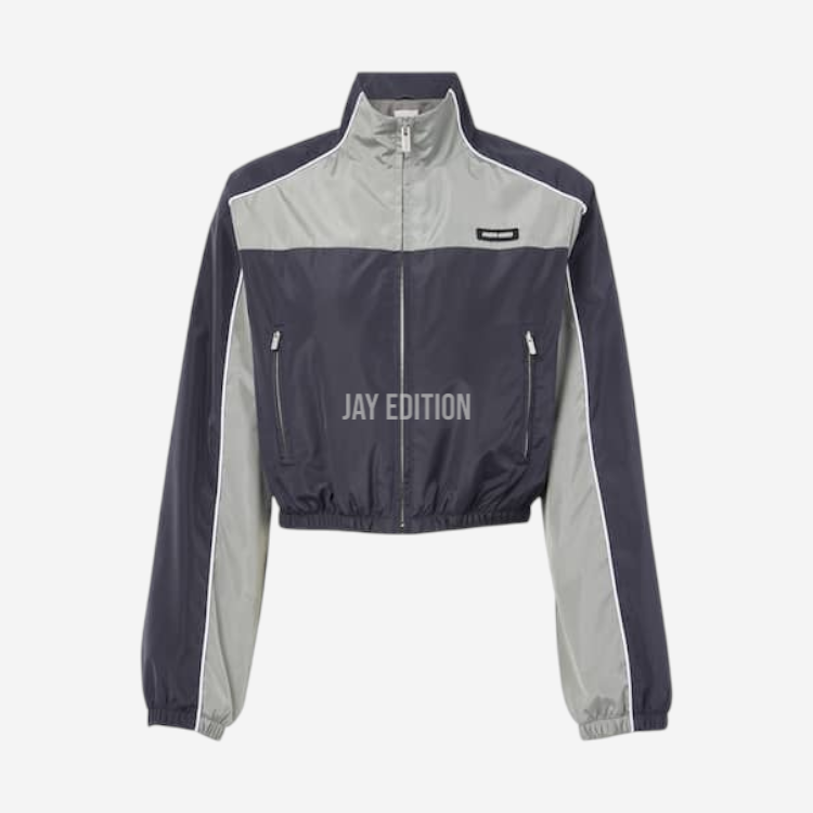 미우미우 테크니컬 크롭 트랙 자켓