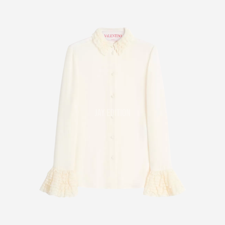 발렌티노 조젯 블라우스