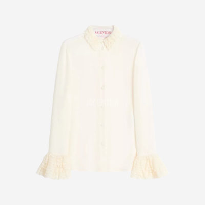 발렌티노 조젯 블라우스