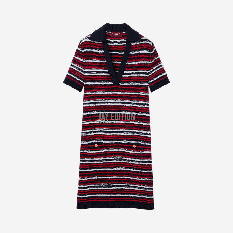 구찌 울 폴로 드레스