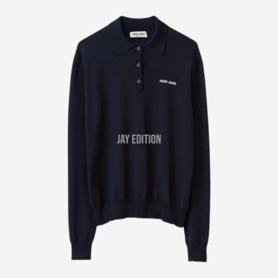 미우미우 캐시미어 폴로 스웨터