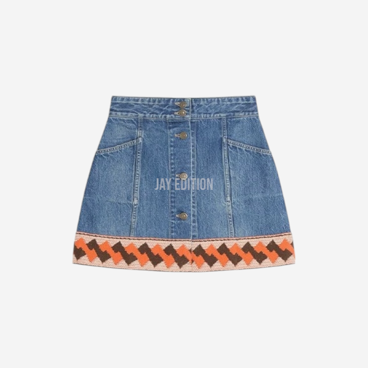 발렌티노 가라바니 데님 스커트