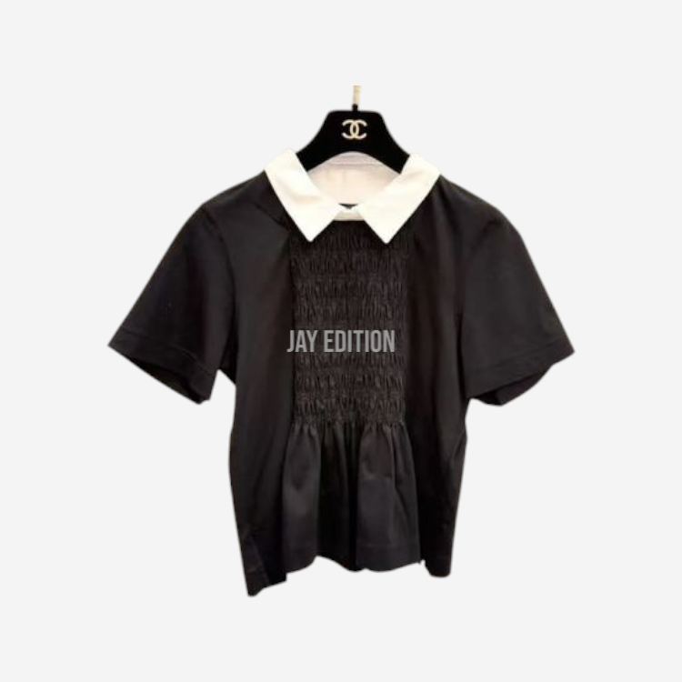 샤넬 25P 카라 블라우스