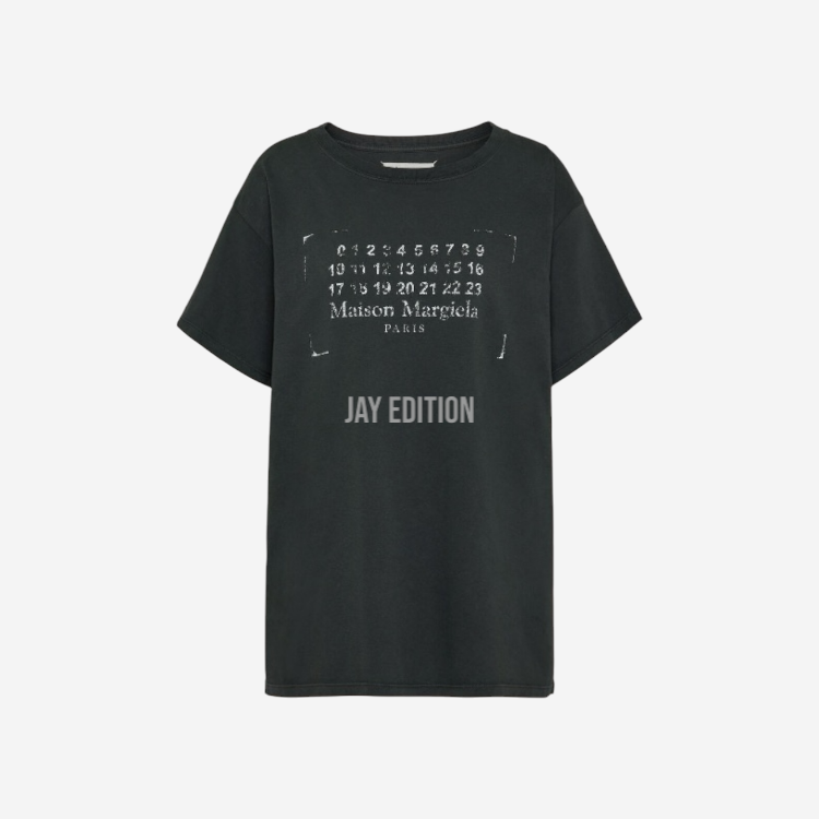 메종마르지엘라 넘버링 반팔 티셔츠