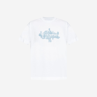 지방시 로고 반팔티