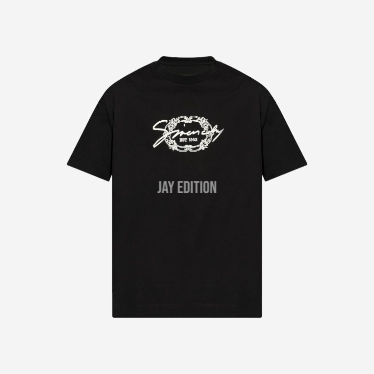 지방시 메달리온 장식 코튼 티셔츠