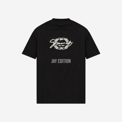 지방시 메달리온 장식 코튼 티셔츠