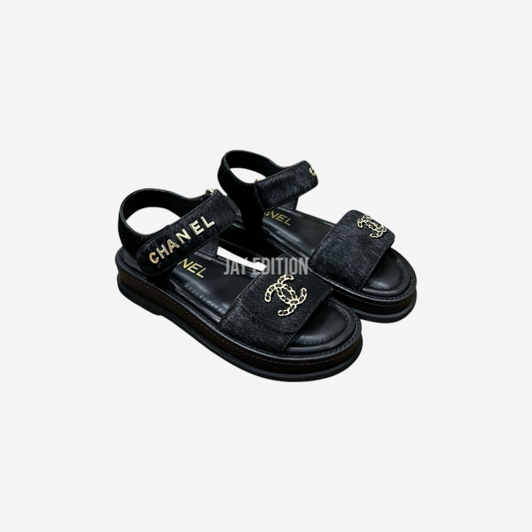 샤넬 CC 로고 샌들
