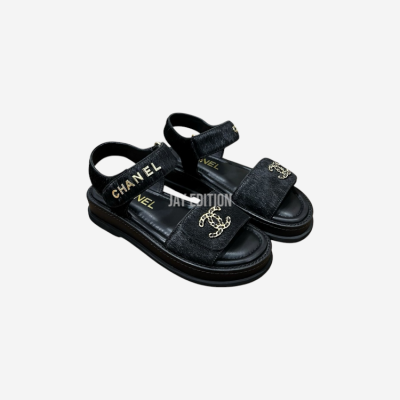 샤넬 CC 로고 샌들