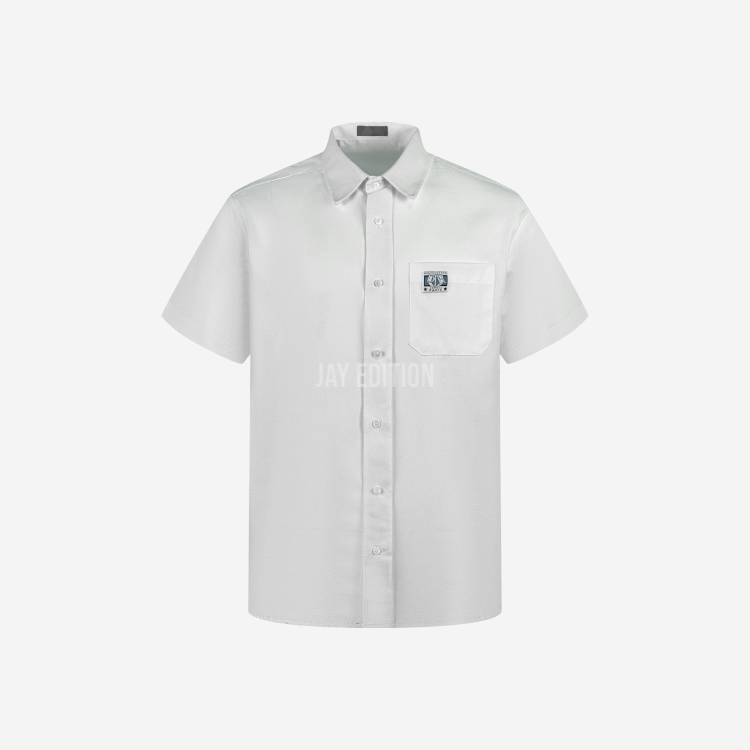 디올 꾸뛰르 와펜 포컷 반팔 셔츠