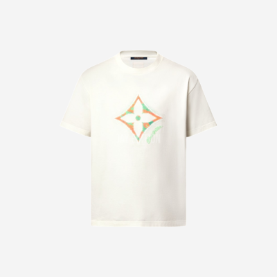 루이비통 모노그램 플라워 3D 그라디언트 프린트 티셔츠