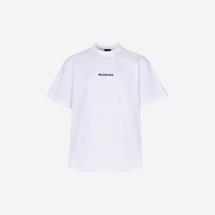 발렌시아가 백 로고 티셔츠