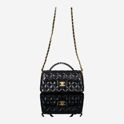 샤넬 탑핸들 미니 플랩백 이스트웨스트