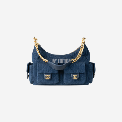 샤넬 25C 데님 호보백 스몰