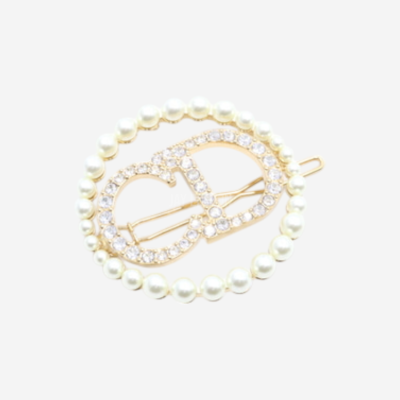 디올 쁘띠 CD 트레저 골드 헤어핀