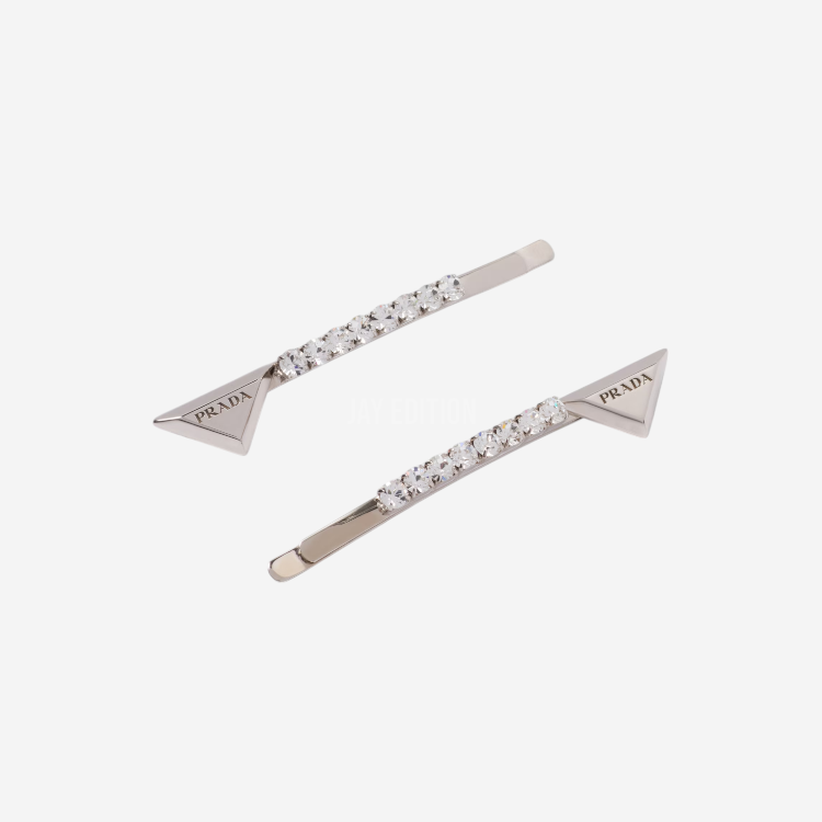 프라다 브라스 헤어 클립