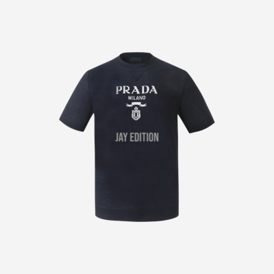 프라다 슈퍼파인 울 크루넥 스웨터