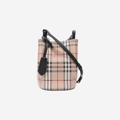 버버리 론 헤이마켓 체크 버킷백