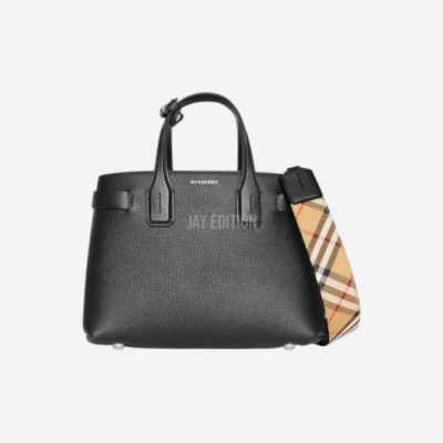 버버리 배너 레더 빈티지 체크백